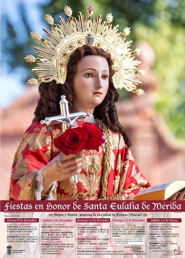 Fiestas patronales en honor a Santa Eulalia de Mérida 2018 Totana